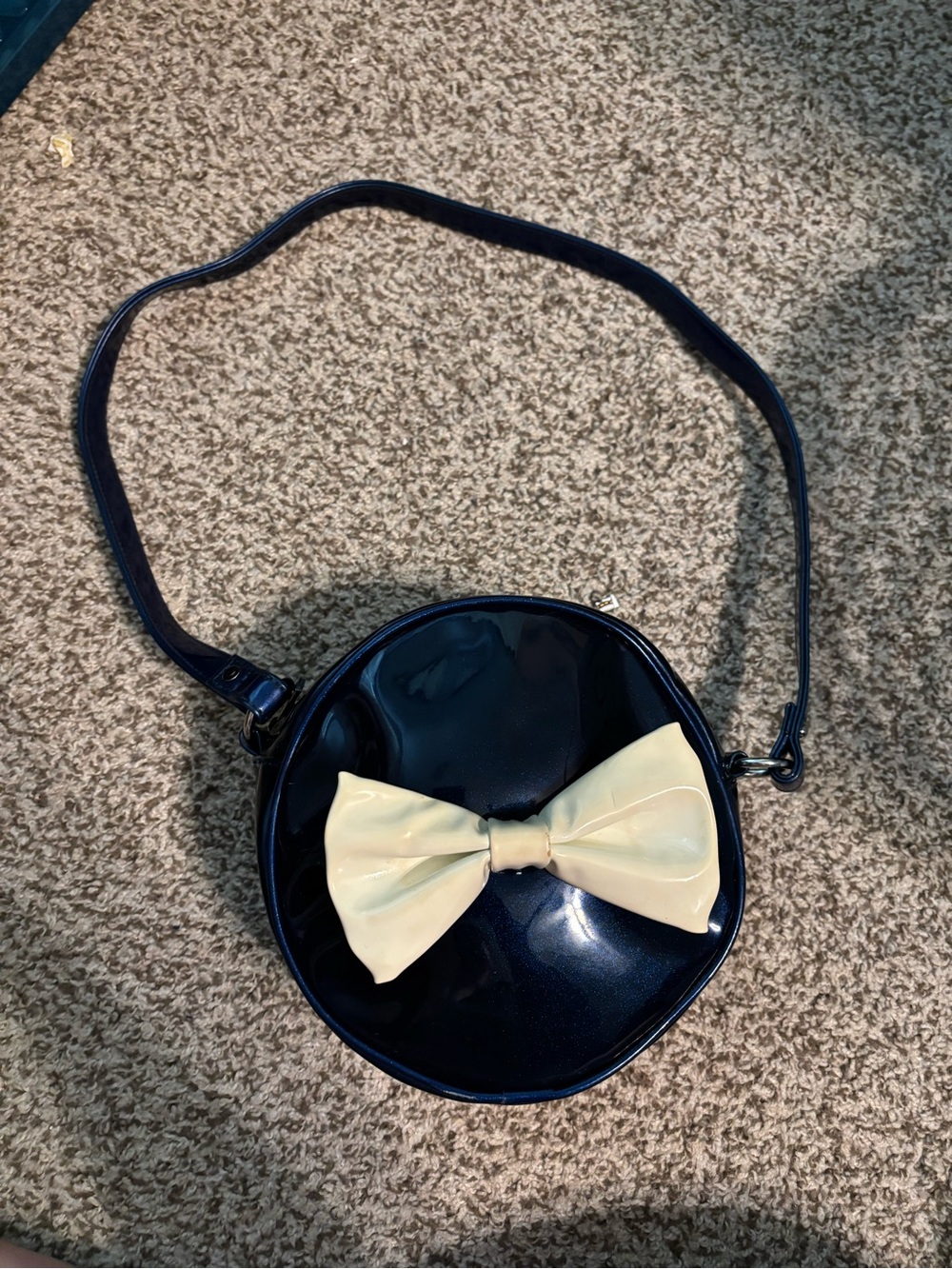 Sourpuss Navy and White Small Purse